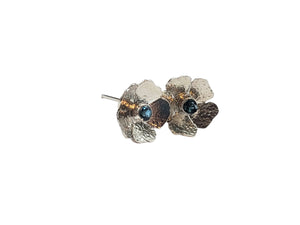 Textured Flower Post Earrings