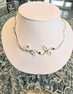 Arabesque Amethyst Necklace